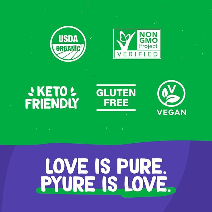 Pyure Organic Liquid Vanilla Stevia Drops | Stevia Liquid Sweetener Keto Sugar Substitutes | Zero Calorie, Zero Sugar, Zero Carb | Plant-Based Sugar Free Liquid Stevia Extract |1.8 oz (1 Pack)