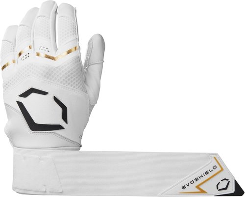 EvoShield Adult Batting Gloves - Carbyne Design with Adjustable Strap for Enhanced Grip