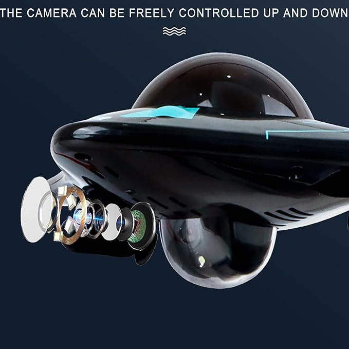 GoolRC RC Boats with Camera for Adults, 6CH Remote Control Boat for Pools &