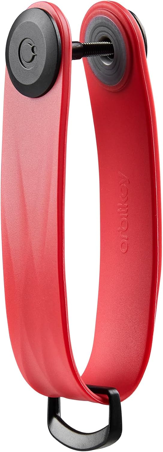 orbitkey New Active Key Organizer Lite w/updated D-Ring | Weather Resistant, Stainless Steel Locking Mechanism