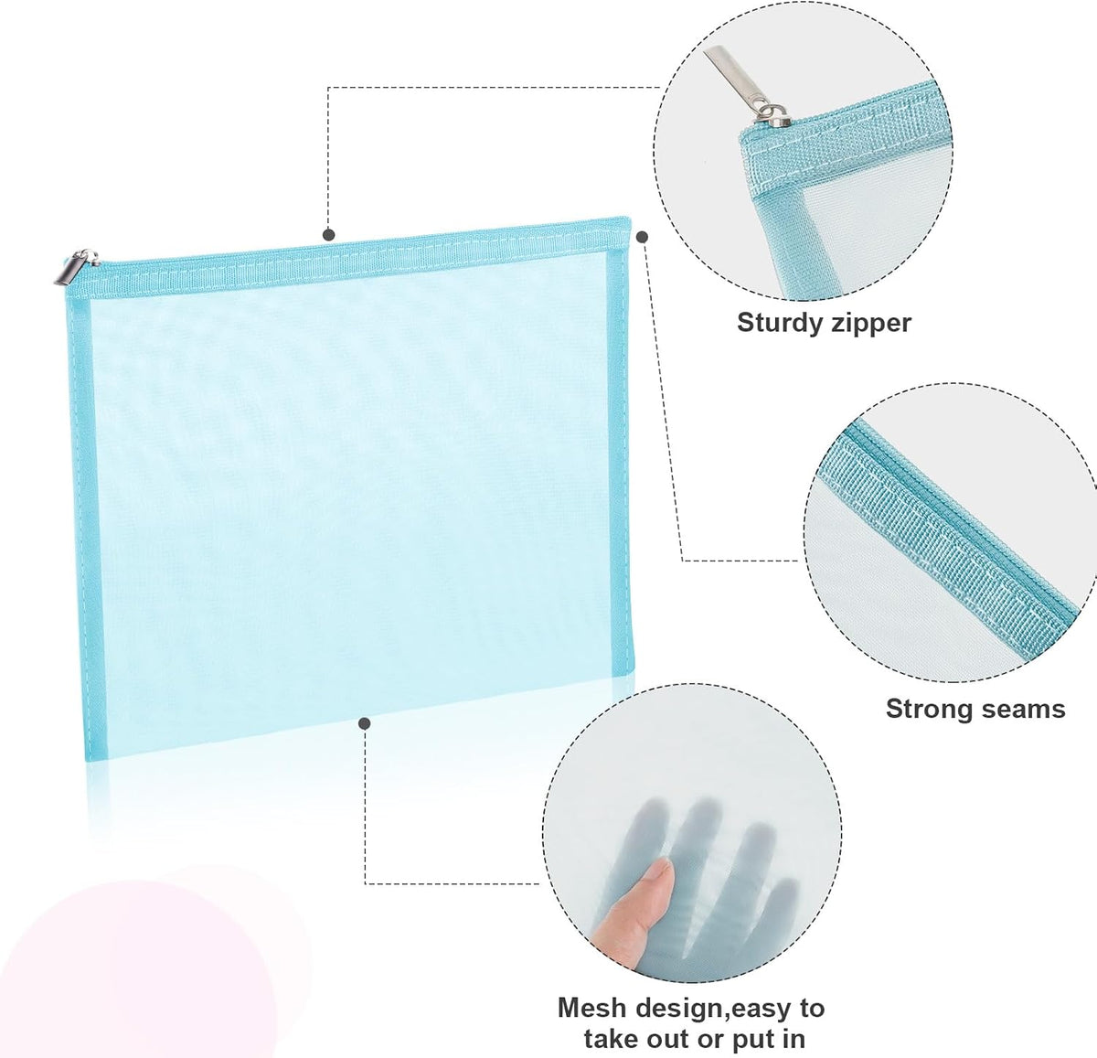 Boao 6 Mesh Zipper Travel