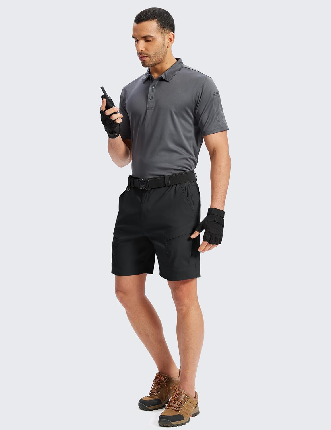TACVASEN Men's Cargo Hiking Shorts - Quick Dry Tactical Work Shorts with 6 Pockets | Summer Casual Wear