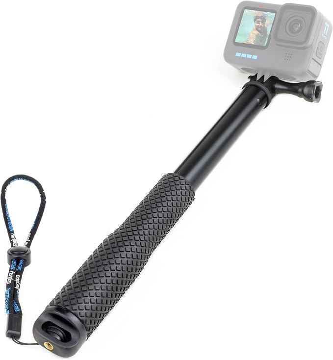 SOONSUN 45'' Waterproof Selfie Stick Extendable Monopod Hand Grip Aluminum