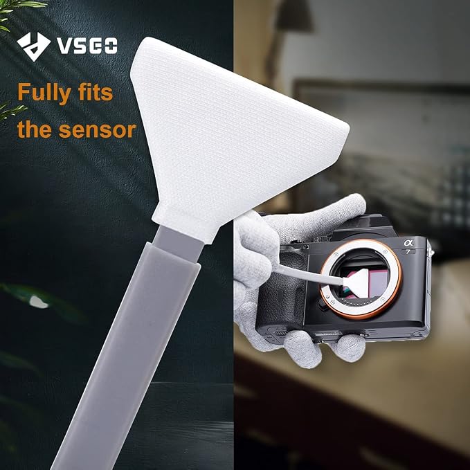 VSGO 24pcs Full-Frame Camera Sensor Cleaning Kit, Sensor Cleaning Swabs