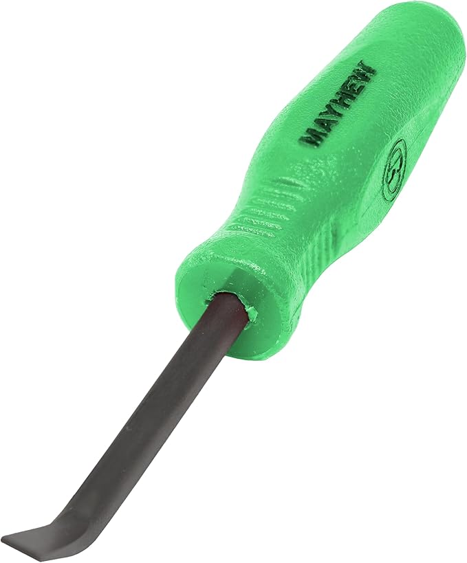 Mayhew Tools 31145GN Mini Heavy Duty Pry Bar, 5" Curved, Green - Heavy Duty