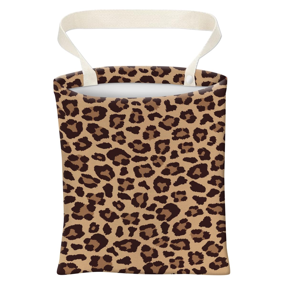 Car Trash Can, Cute Car Trash Bag, Hanging Car Organizer and Storage Bag, Trash Bin for Car Accessories, Vehicle, Travelling, Camping Cute Pastel Floral