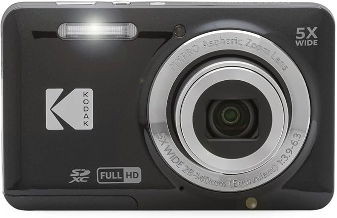 Kodak PIXPRO FZ55 Digital Camera + Point & Shoot Camera Case + Sandisk 128GB