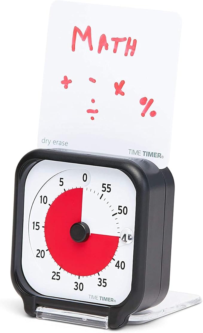 Time Timer 3 inch Visual Timer — 60 Minute Kids Desk Countdown Clock