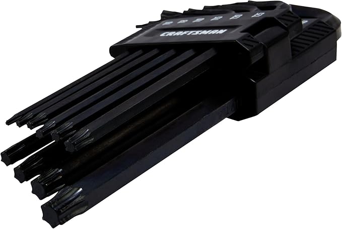 CRAFTSMAN Hex Key Allen Wrench Set with Ball-End, Torx, 10 Piece (CMHT26031)