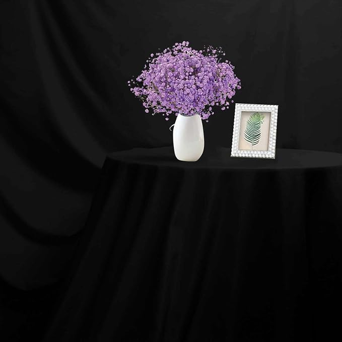 7x5FT Black Backdrop for Photography, High Density Polyester Fabric Background