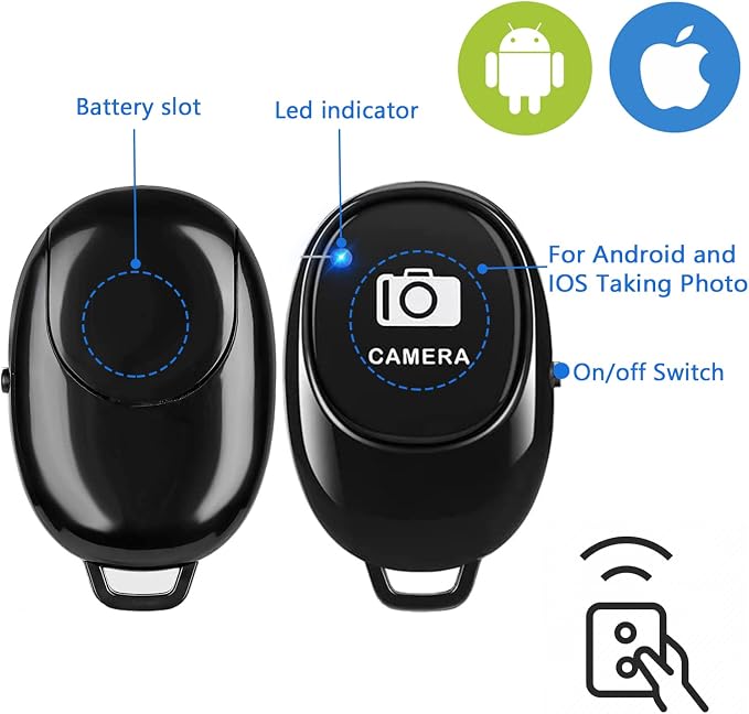 Phone Camera Remote Control for Photos & Videos, Wireless Camera Remote Shutter