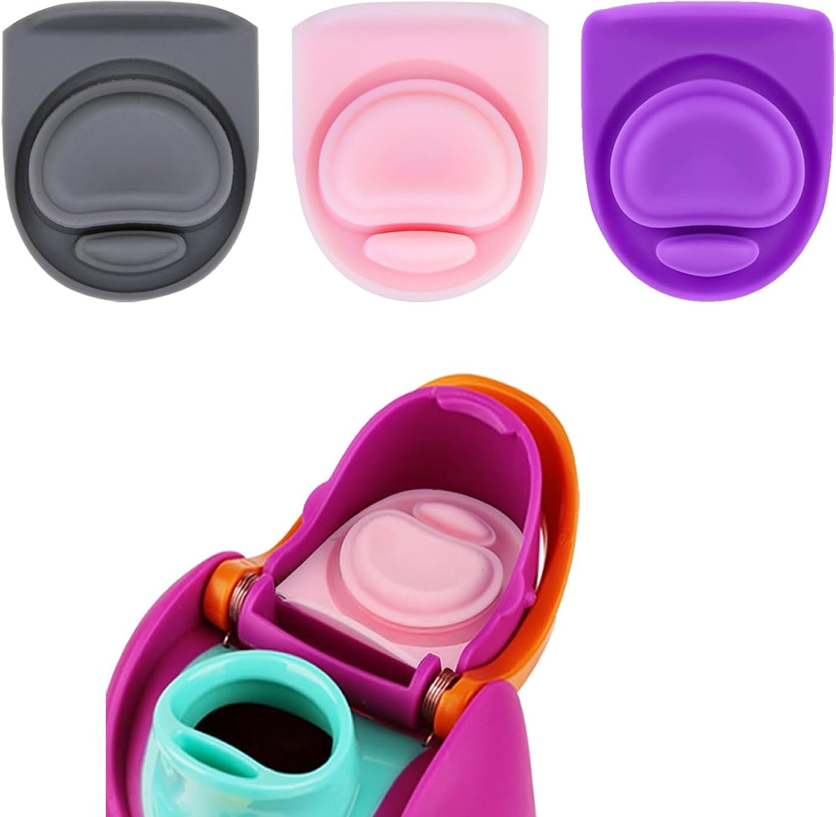 Owala | Replacement Lid Rubber Seal Gasket - 3 Pcs Compatible with FreeSip Water Bottles 16-32 oz