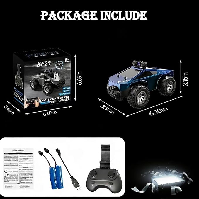 1:28 Scale FPV Monster Truck RC Cars