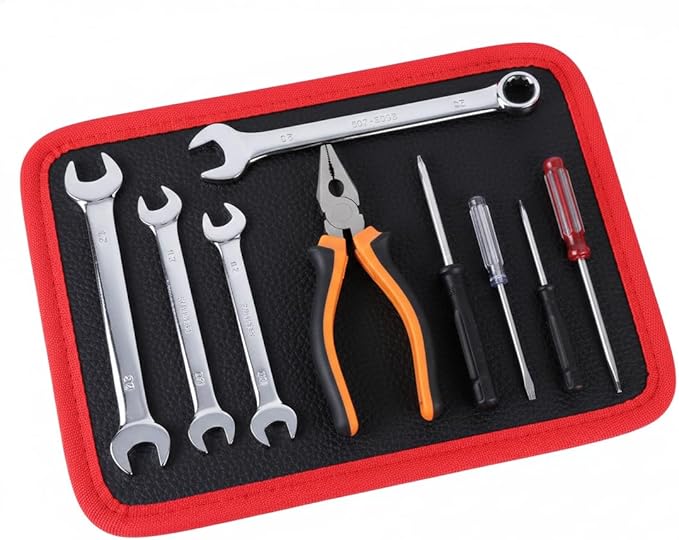 Magnetic Tool Mat & Holder | 12.8"x9.8" Flexible Magnetic Tray for Garage Workshop, Scratchproof PVC Surface with Non-Slip Grip | Auto Repair, Toolbox Organizer for Mechanics & DIY