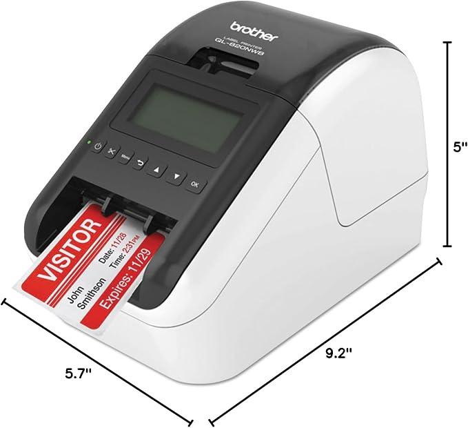Brother QL-820NWB Professional, Ultra Flexible Monochrome Label Printer