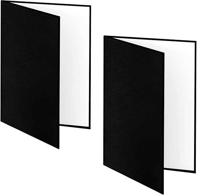 2PCS 3 in 1 12"x8" Photography Light Reflector Cardboard, A4 Paper Folding