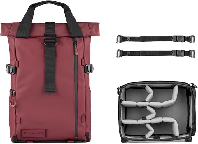 WANDRD PRVKE Rolltop 21L V4 Photography Bundle – Expandable Travel Camera