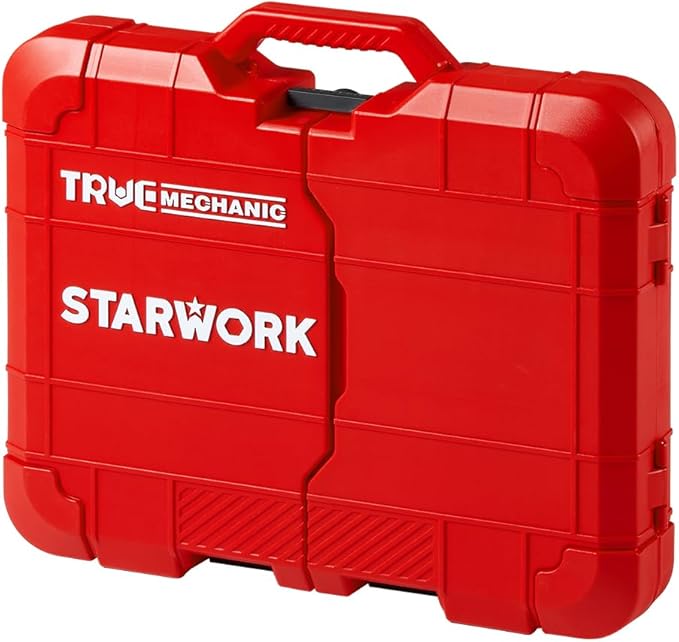 STARWORK TRUE MECHANIC 306-Piece Mechanics Tool Set and Socket Set, Comprehensive Tool Kit, Automotive Repair Tool Set, 【Pliers Wrench】, Professional