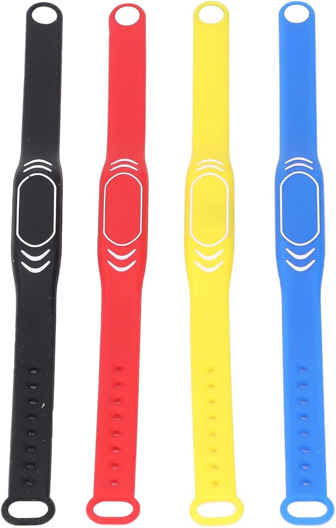 NFC Bracelet T5577 ID Copyable Water Silicone Wristband, NFC Access Control