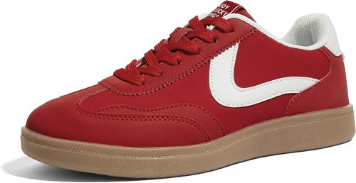 LUCKY STEP Women's Retro Fashion Sneakers - Classic Casual Walking Shoes for Comfort & Style