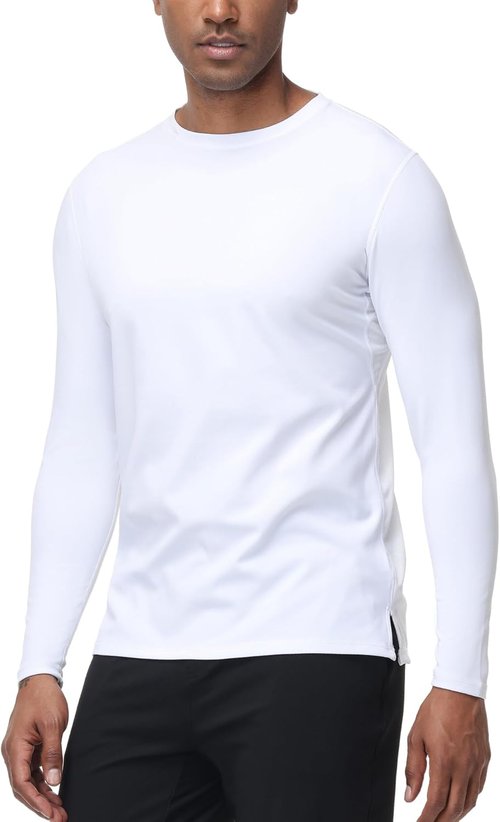HUGE SPORTS UPF 50+ Rash Guard | Long Sleeve Quick-Dry Sun Shirt for Fishing & Water Sports