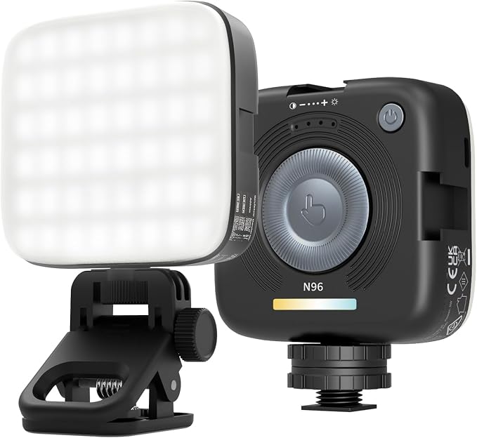 NEEWER Entry Level Version Magnetic LED Camera Light, 96 LEDs Bi Color Small