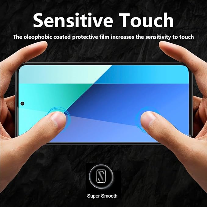 3+2 Pack Screen Protector for Xiaomi Redmi Note 13 Pro Plus Flexible TPU Film