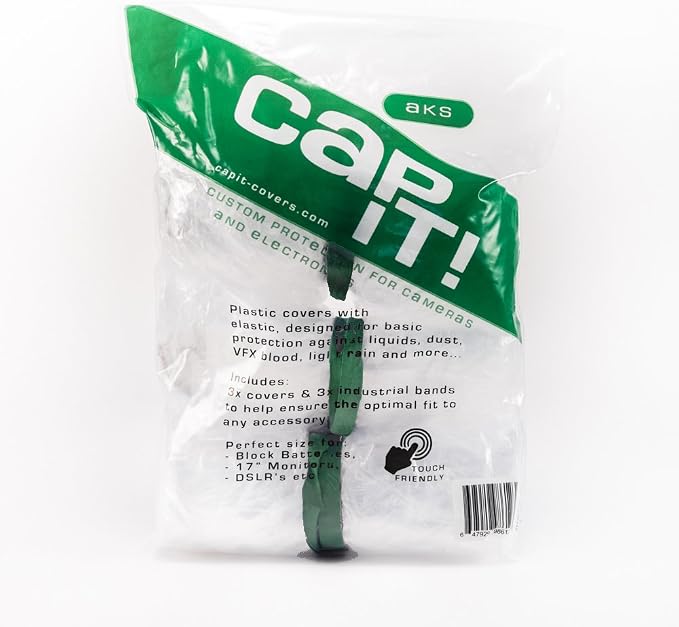 3 Pack CAP IT! Covers Camera & Electronics Protection Perfect