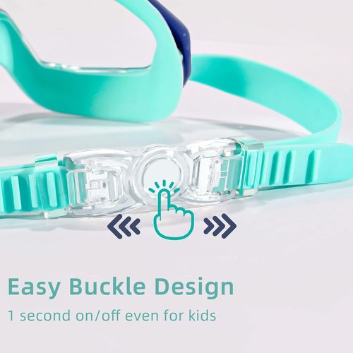 Freela Swim Goggles for Kids | Anti-Fog, No Leak Design for Ages 3-15 | Clear Vision for Pool & Beach