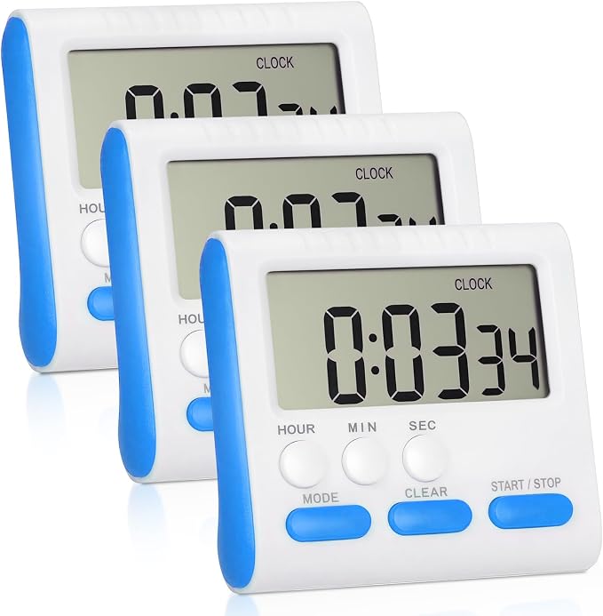 Mudder 3 Pack Digital Kitchen Timer