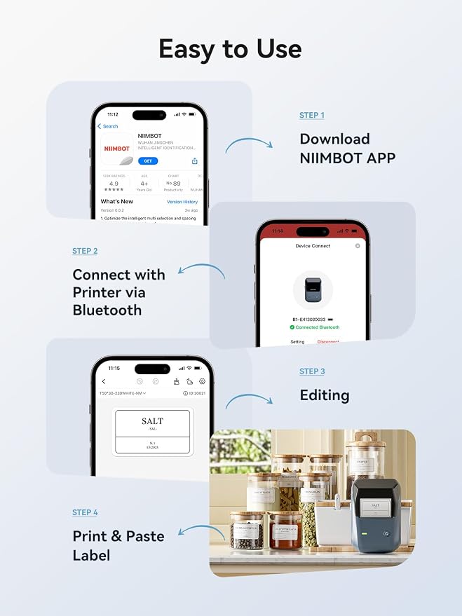 NIIMBOT B1 Label Maker Machine
