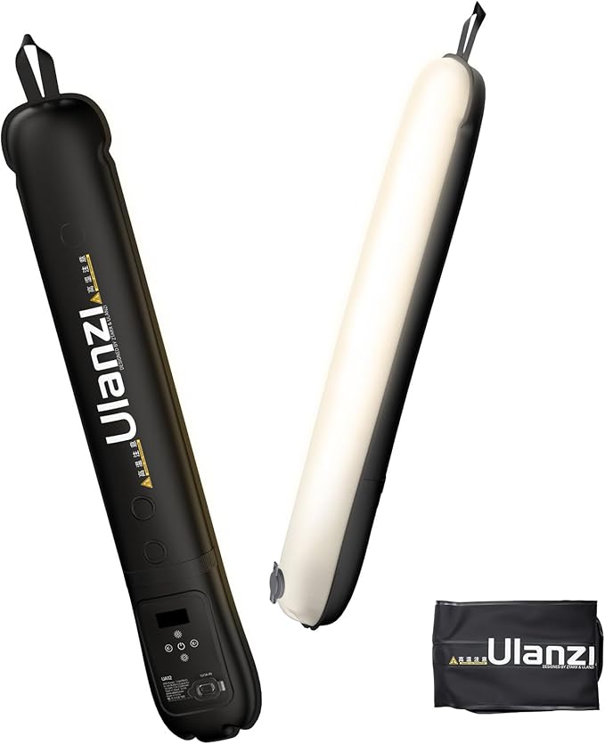 ULANZI UA12 Inflatable Tube Light, 12W Bi-Color Portable LED Air Tube Light
