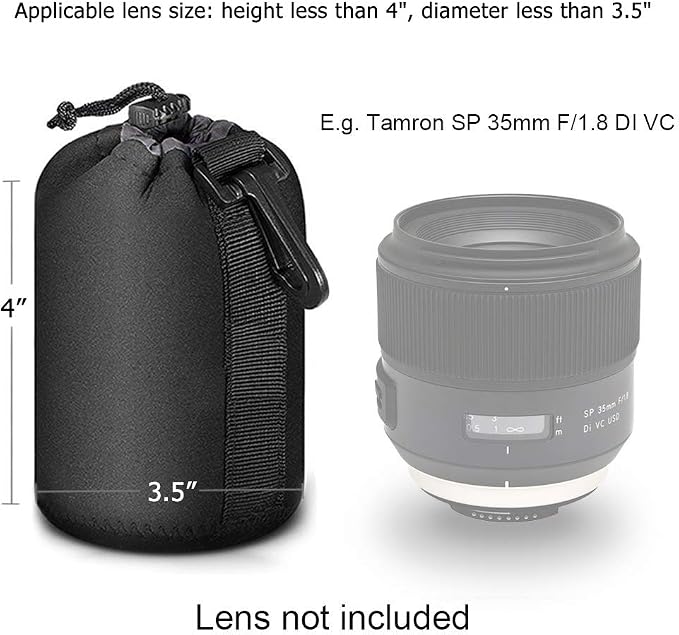 Selens Protective Neoprene Lens Pouch