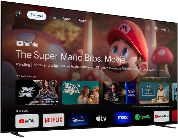 Sony K77XR80 BRAVIA 8 77 inch 4K HDR Smart OLED TV 2024 Bundle with Premiere Movie Streaming Package & TV Setup Bundle with Wall Mount + Surge Adapter + HDMI Cable & More