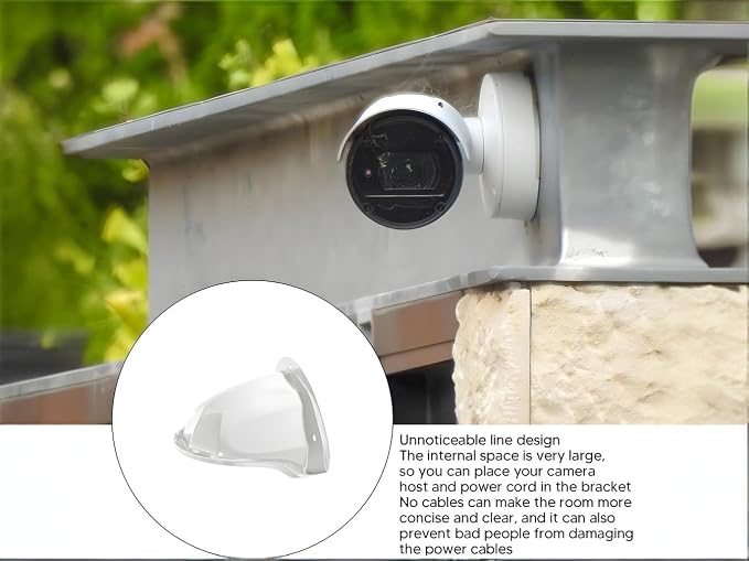 Sun Rain Shade Cover Outdoor, CCTV Security Camera Top Shield Protective Roof