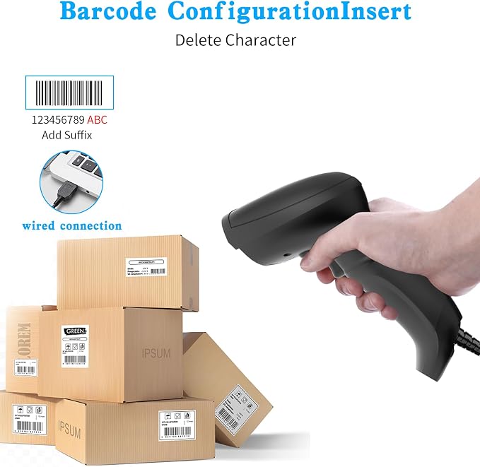 Symcode USB 1D Barcode Scanner