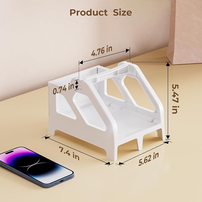 MUNBYN Label Holder for Rolls and Fan-Fold Labels, Thermal Sticker Roll Holder