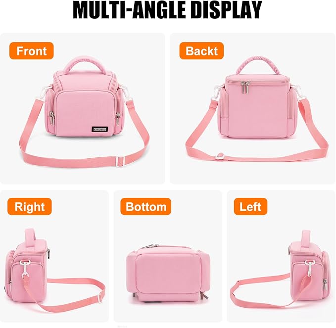 CADeN Compact Camera Shoulder Crossbody Bag Case Compatible