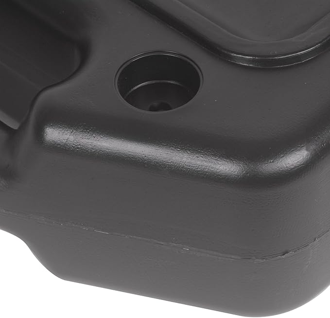 MOTO4U Motorcycle Oil Drain Pan Container Oil Change Storage Bottle Low Profile Repair with Spout Vent Plug Lid for ATV Off Road