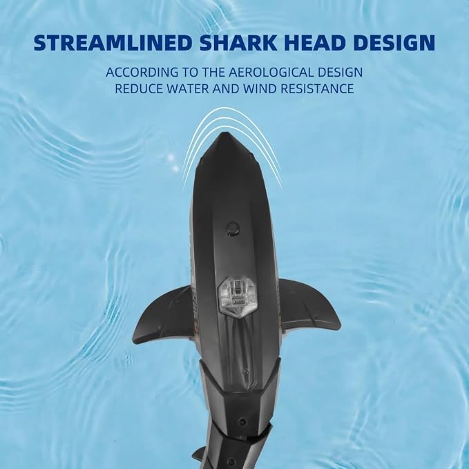Remote Control Shark Pool with HD Underwater Camera, 2.4G Electric RC Fish Boat