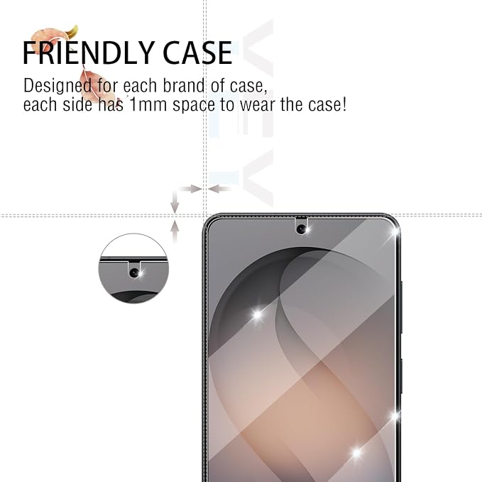 Galaxy S26 Plus Screen Protector + Camera Lens Protector, Full Coverage