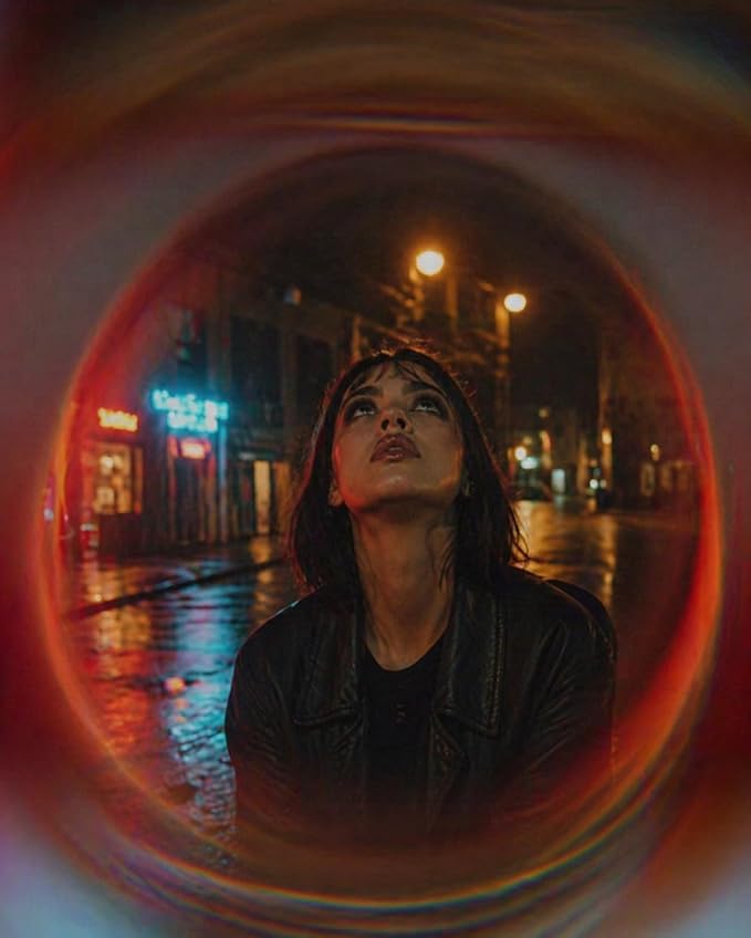 Camera Vortex Effect Filter, 77MM Prism Film Special Effects Glass Lens