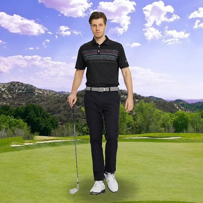 M MAELREG Golf Pants Men Quick Dry - 30"/32"/34" Stretch Lightweight 5 Pockets Water-Resistant Casual Mens Dress Pants