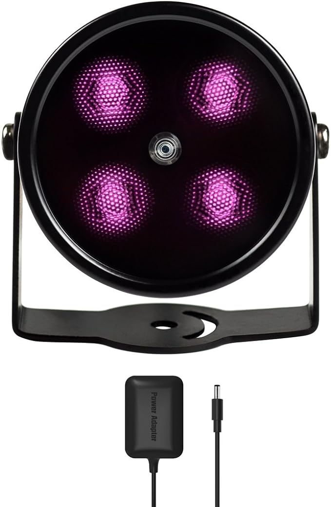 80ft IR Illuminator | AI4 No Hot Spot Wide Angle Infrared Light