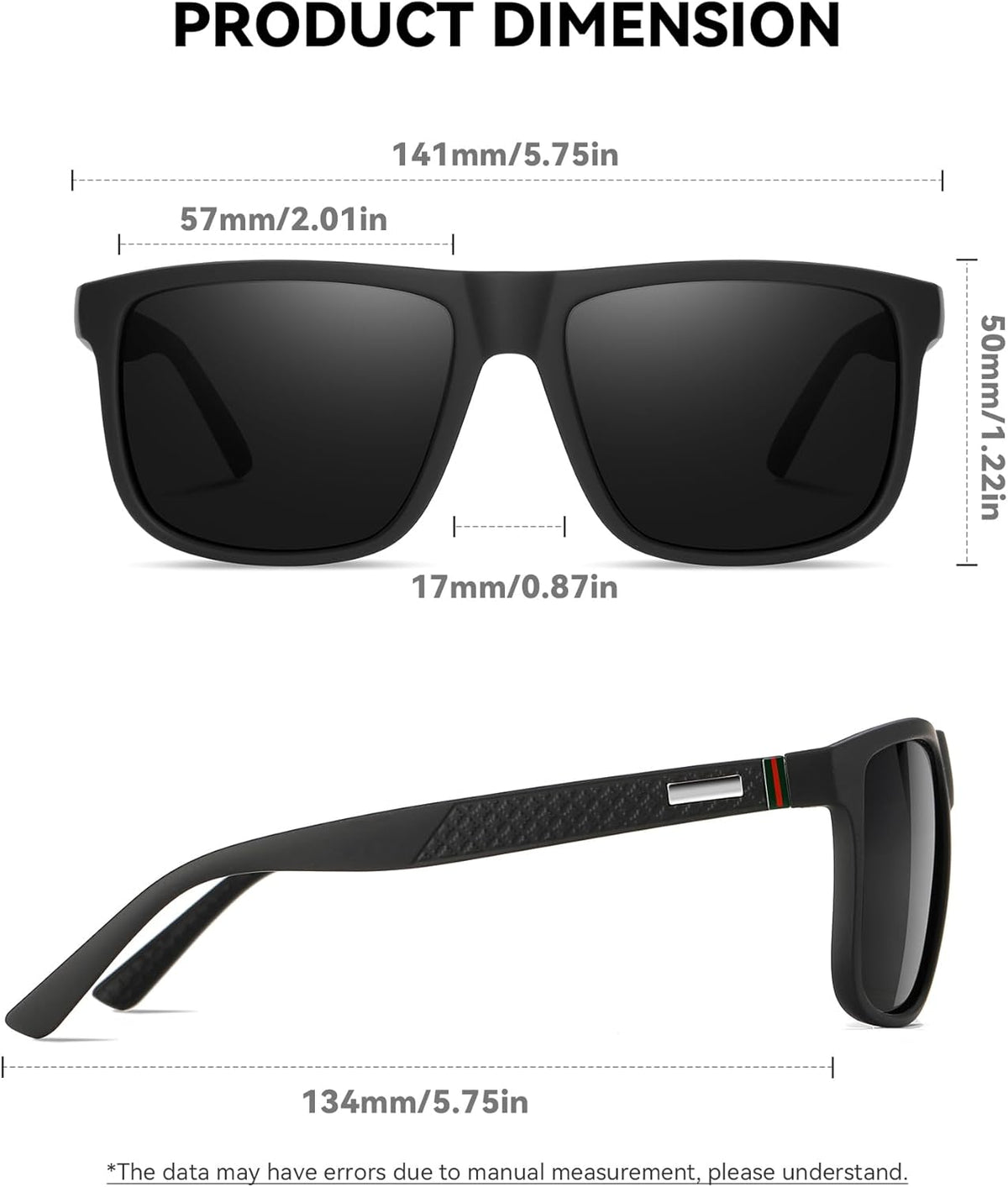 Perfectmiaoxuan Polarized Sunglasses - Lightweight Frame with HD Pilot Lenses | Ideal for Golf, Driving, Fishing, Travel
