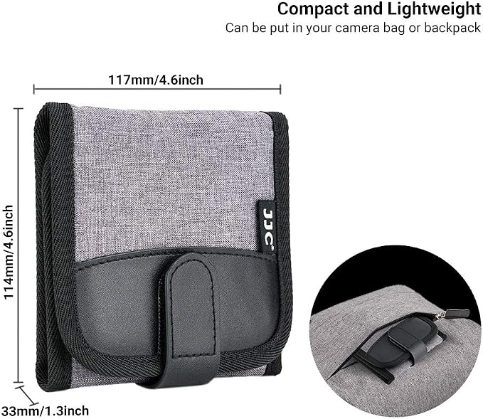 3 Pockets Camera Filter Case for Filter Up to 82mm