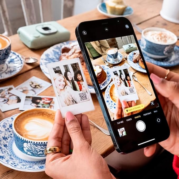 Fujifilm Instax Mini LiPlay Hybrid Instant Camera and Smartphone Printer Bundle