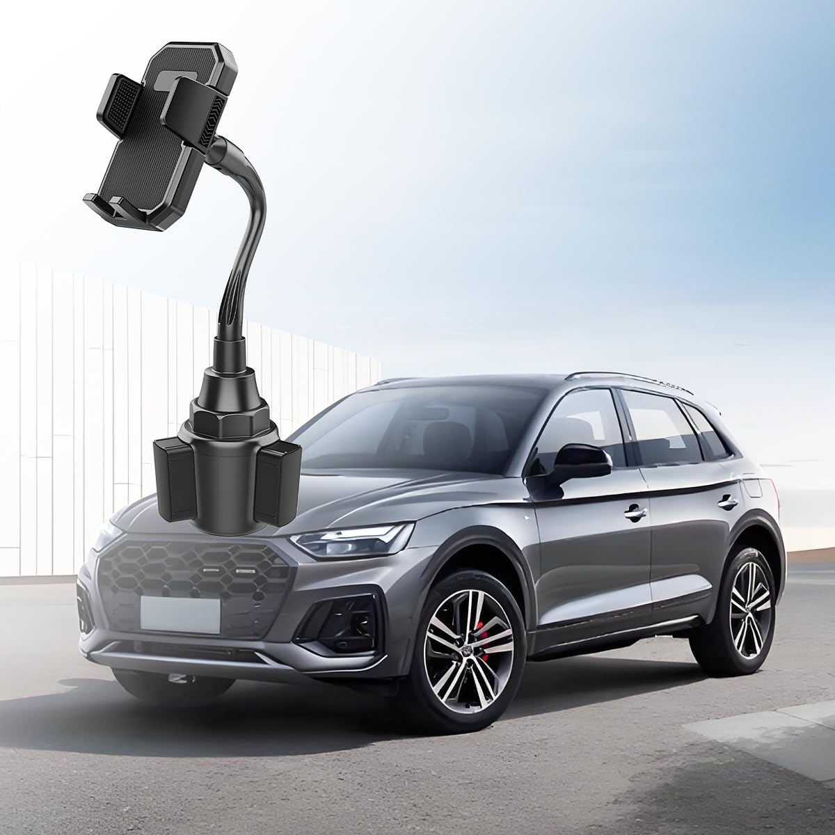 360° Rotatable Long-Neck Cup Holder Phone Mount, Style X907