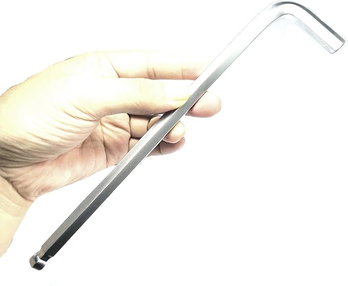2pcs 3/8 Ball End Allen Wrench sets,3/8" Hex Key Wrench set,allen key Door Key L Shaped hex wrench set with Long Arm.