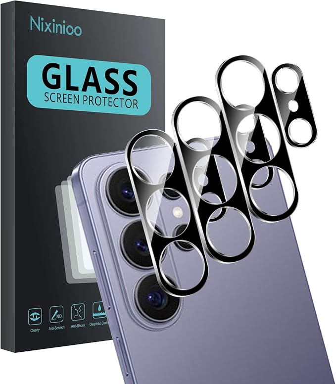 3 Pack Camera Lens Protector for Samsung Galaxy S26 Ultra, Tempered Glass